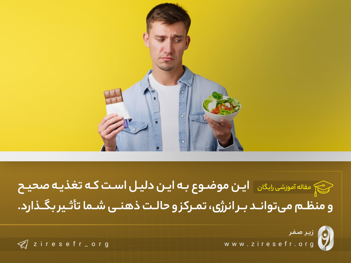 تاثیر تغذیه در افزایش انضباط شخصی