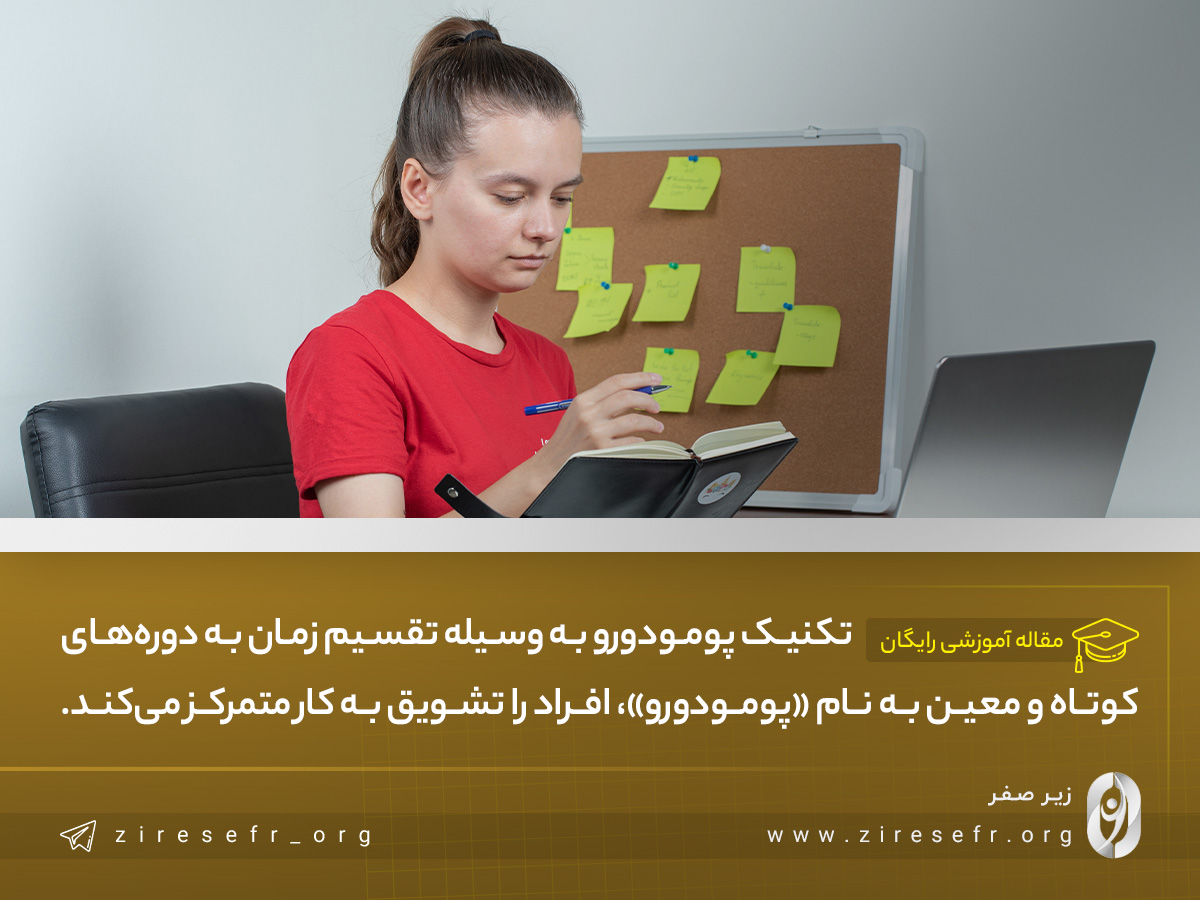 تکنیک پومودورو برای تمرکز