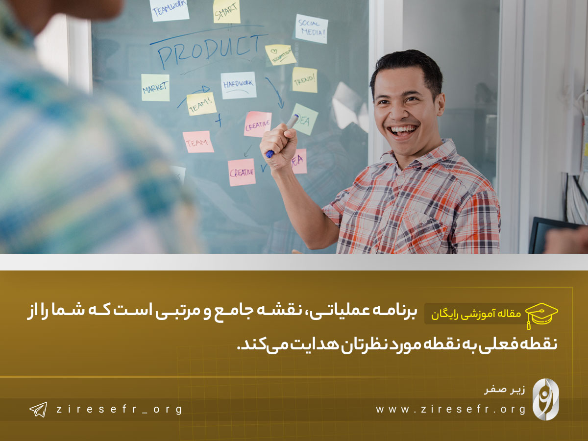 برنامه عملیاتی برای رسیدن به اهداف کوتاه مدت