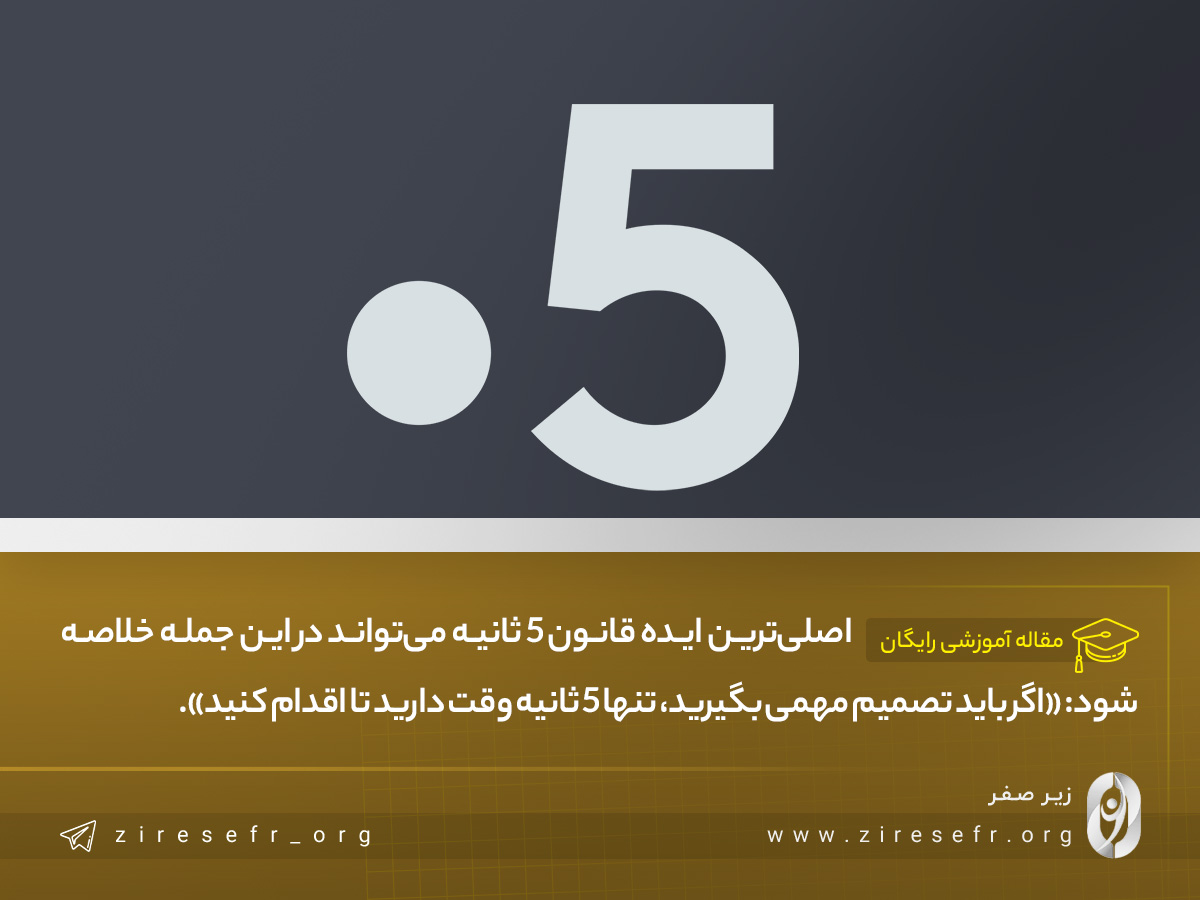 تعریف قانون 5 ثانیه چیست