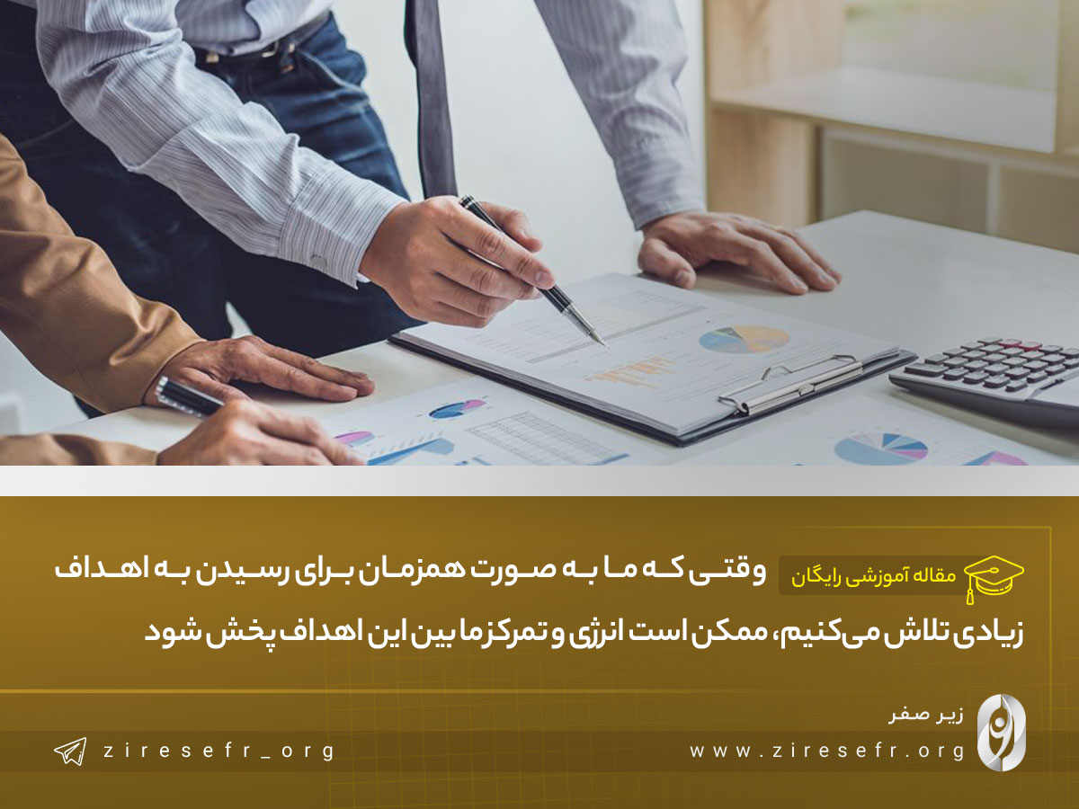 تعداد زیاد اهداف
